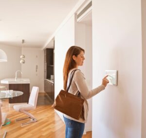 Smart locks can match the style of your home too. 