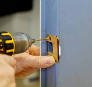 how to install a fingerprint door lock